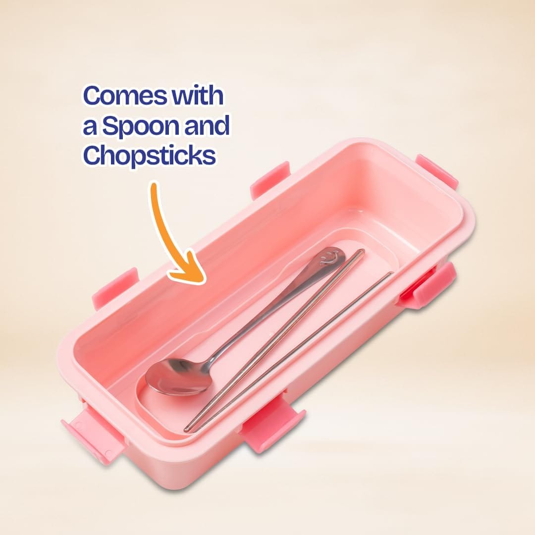 Pink School Kit — Sleeky Lunchbox + Numbers Wizard Bottle