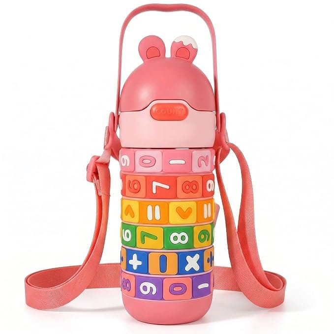 Pink Rainbow Dreamer Bento Box + Pink Numbers Wizard Bottle