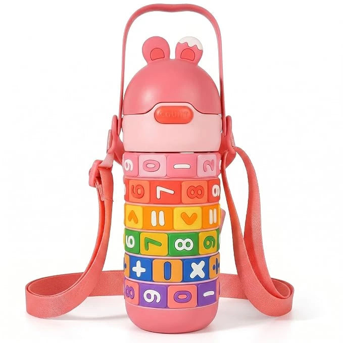 Numbers Wizard Stainless Steel Water Bottle