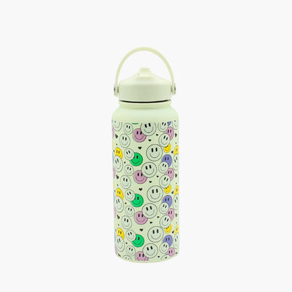 Cute Pattern Stainless Steel Water bottle - 1 litre