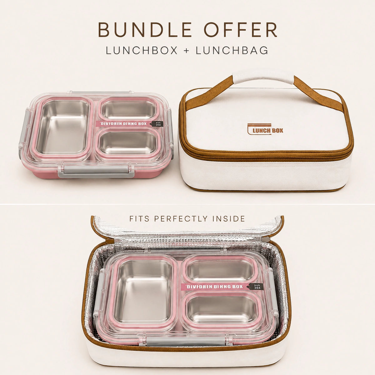 Executive Style Leak Proof Stainless Steel Bento Box (1.2L Size)