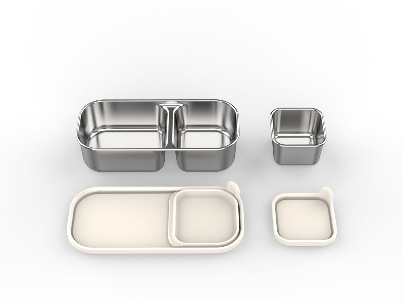 Stainless steel Leakproof  Snack box