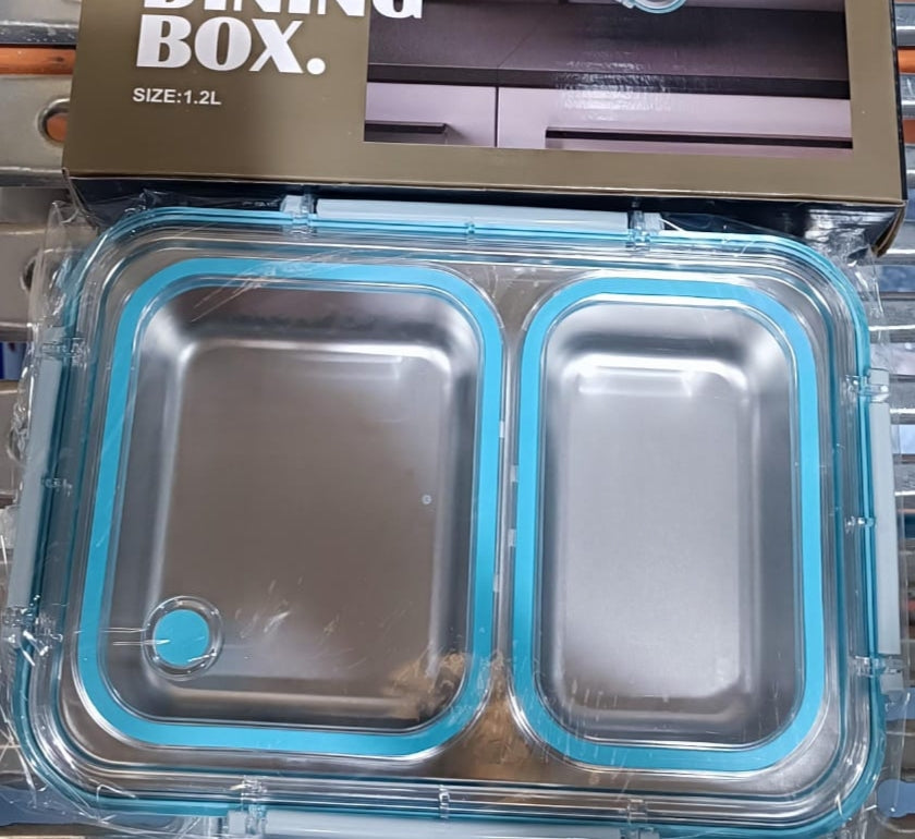 Leak Proof Stainless Steel Bento Box (1.2L Size)